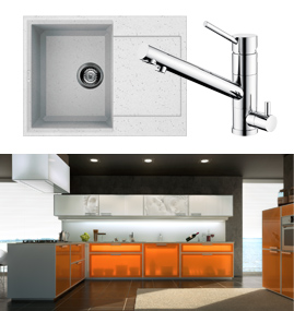 Скидка при покупке комплекта мойка+смеситель от PlazaReal