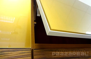 Кухня «Чезара Плюс» без алюминиевой рамки от ПлазаРеал