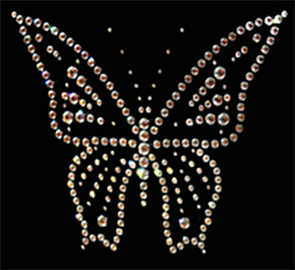 Бабочка из стразов от PlazaReal